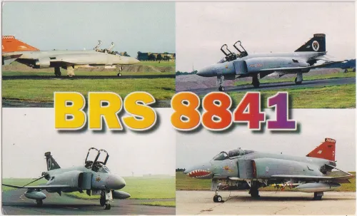 BRS-8841 SWL QSL kartı
