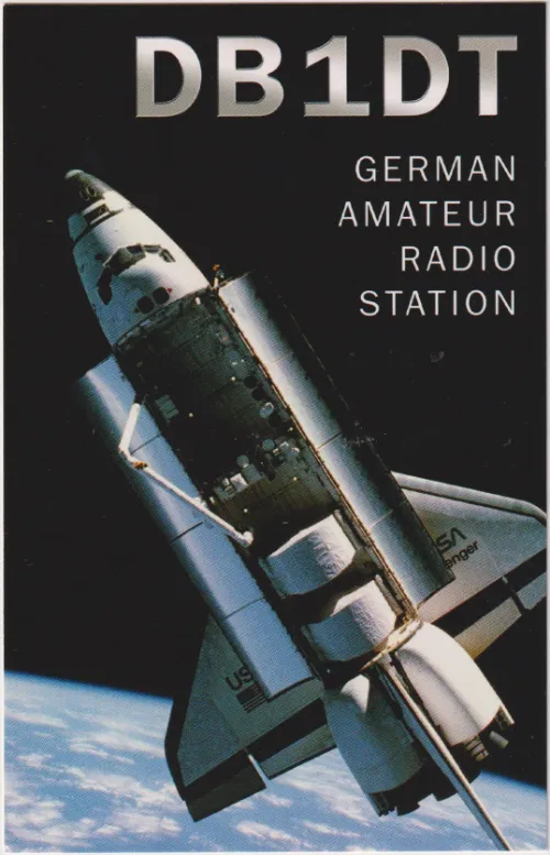 Carte QSL de l’indicatif radioamateur DB1DT