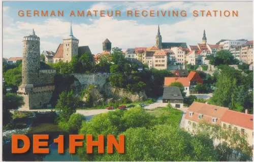 DE1FHN SWL-QSL-Karte