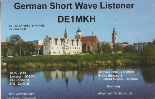 DE1MKH SWL-QSL-Karte