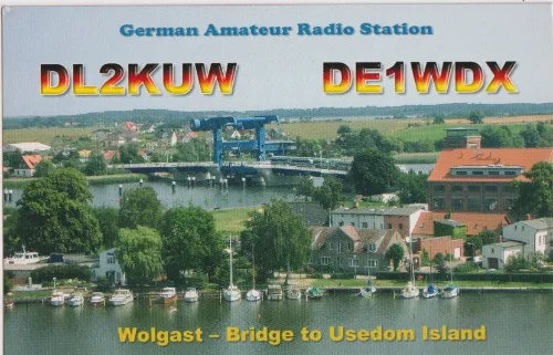 DE1WDX SWL-QSL-Karte