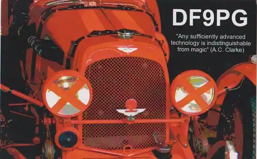 DF9PG çağrı işaretine ait QSL kartı