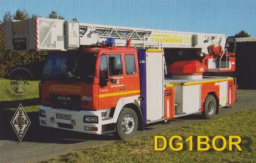 DG1BOR çağrı işaretine ait QSL kartı