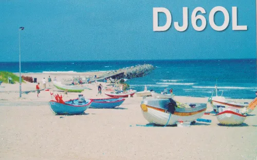 Carte QSL de l’indicatif radioamateur DJ6OL
