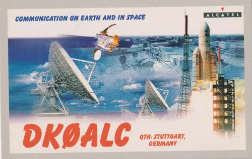 Carte QSL de l’indicatif radioamateur DK0ALC
