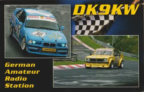 DK9KW çağrı işaretine ait QSL kartı
