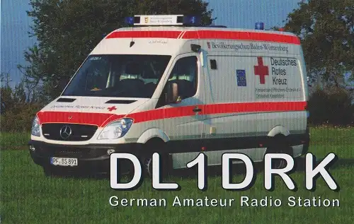 DL1DRK çağrı işaretine ait QSL kartı