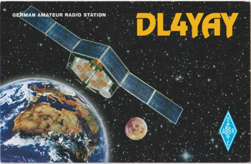 Carte QSL de l’indicatif radioamateur DL4YAY