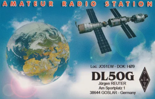 Carte QSL de l’indicatif radioamateur DL5OG