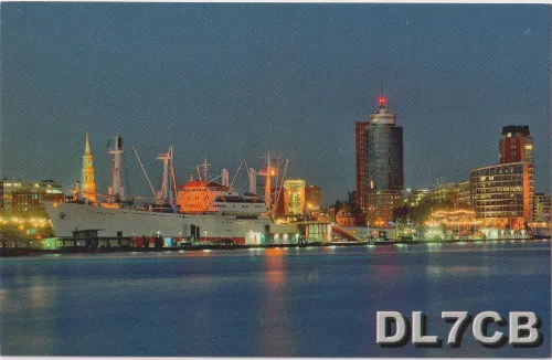 Carte QSL de l’indicatif radioamateur DL7CB