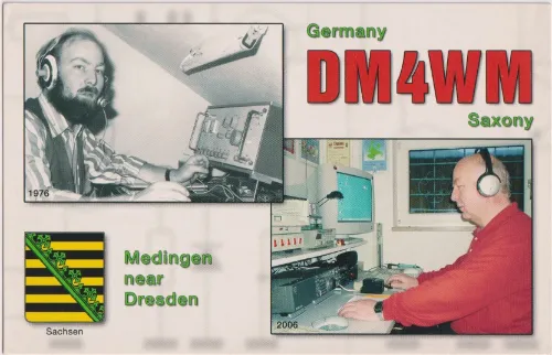 DM4WM-2 SWL-QSL-Karte