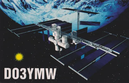 Carte QSL de l’indicatif radioamateur DO3YMW