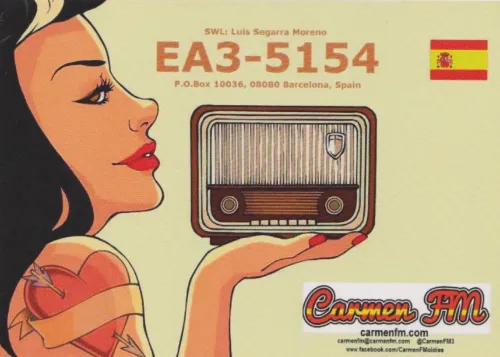 EA3-5154 SWL-QSL-Karte