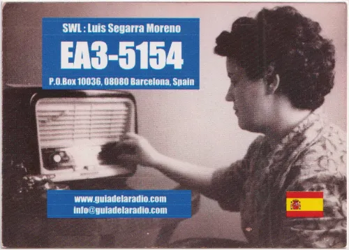 EA3-5154 SWL-QSL-Karte