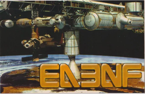 Carte QSL de l’indicatif radioamateur EA3NF