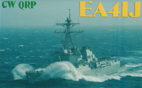 QSL card of the amateur radio callsign EA4IJ