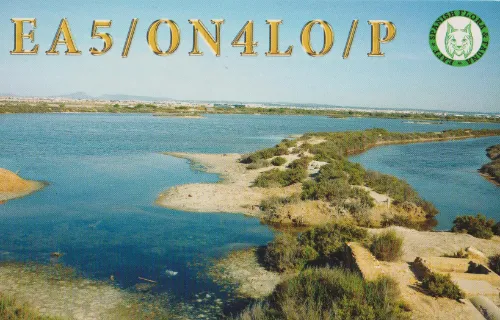 QSL card of the amateur radio callsign ON4LO