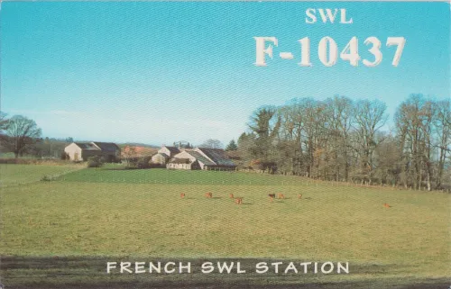 F-10437 SWL-QSL-Karte