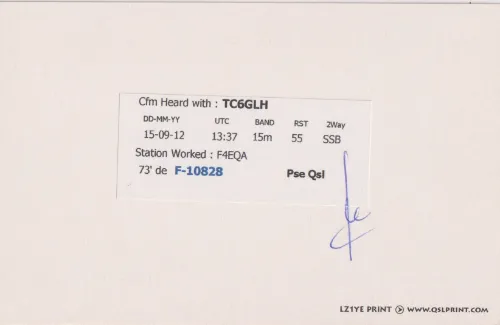 F-10828-2-QSL-CARD-1 SWL QSL kartı