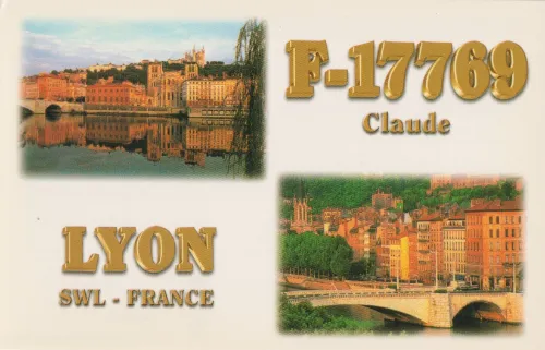 F-17769 SWL-QSL-Karte