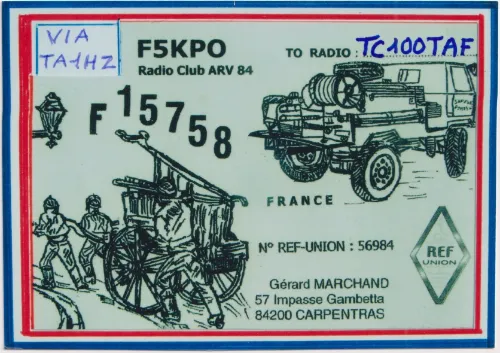 F15758 SWL-QSL-Karte