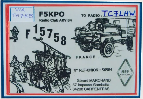 F15758 SWL-QSL-Karte