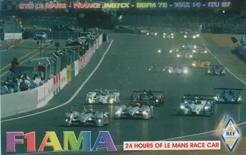F1AMA çağrı işaretine ait QSL kartı