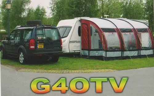 G4OTV çağrı işaretine ait QSL kartı