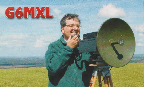 Carte QSL de l’indicatif radioamateur G6MXL
