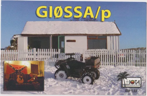 QSL card of the amateur radio callsign GI0SSA