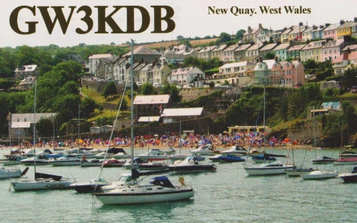 Carte QSL de l’indicatif radioamateur GW3KDB