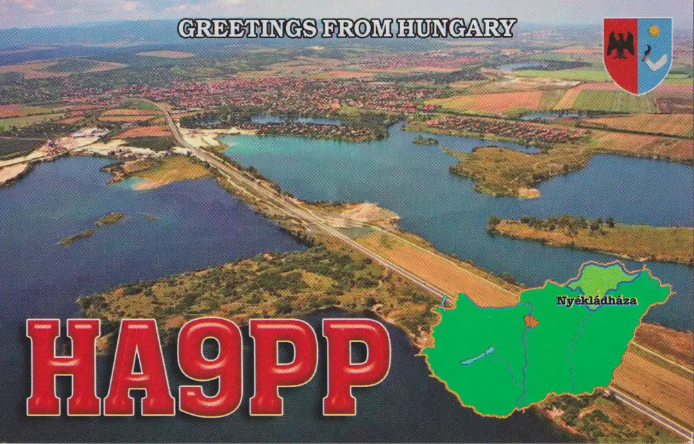 Carte QSL de l’indicatif radioamateur HA9PP