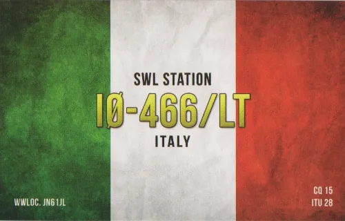 I0-466-LT-2 SWL-QSL-Karte