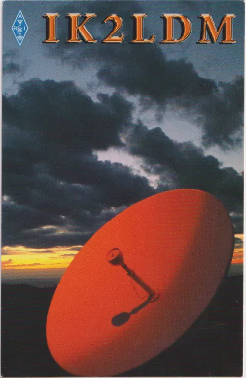 Carte QSL de l’indicatif radioamateur IK2LDM