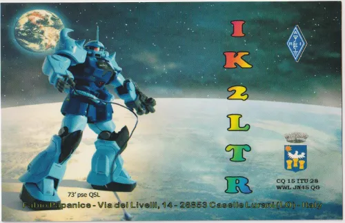 Carte QSL de l’indicatif radioamateur IK2LTR