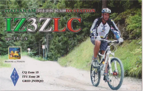 Carte QSL de l’indicatif radioamateur IZ3ZLC