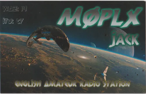Carte QSL de l’indicatif radioamateur M0PLX