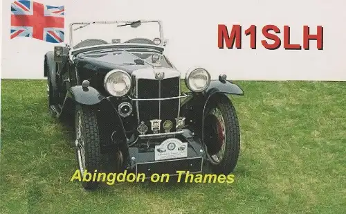 M1SLH çağrı işaretine ait QSL kartı