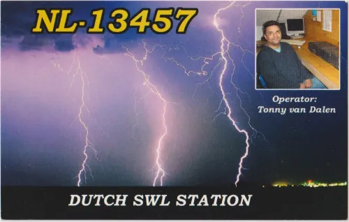 NL-13457 SWL-QSL-Karte