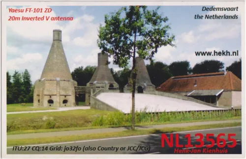 NL-13565 SWL-QSL-Karte