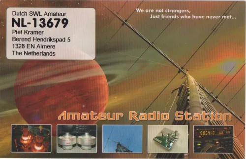 NL-13679 SWL-QSL-Karte