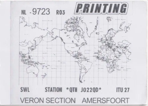 NL-9723 SWL-QSL-Karte