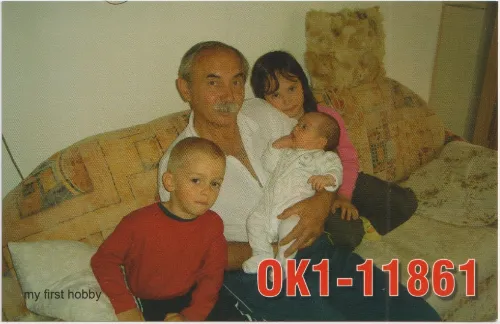 OK1-11861 SWL-QSL-Karte