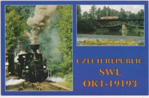 OK1-19193 SWL-QSL-Karte