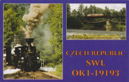 OK1-19193 SWL-QSL-Karte