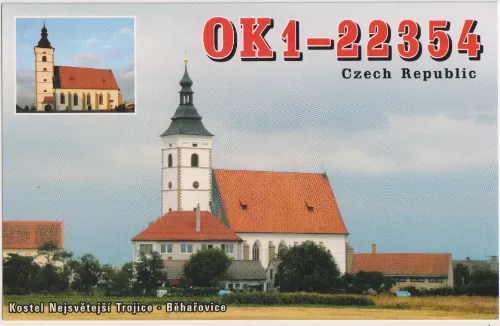 OK1-22354 SWL-QSL-Karte