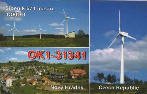 OK1-31341-2 SWL-QSL-Karte