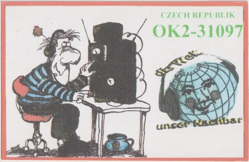 OK2-31097-2 SWL-QSL-Karte