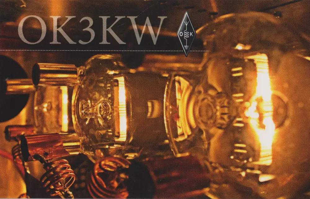 アマチュア無線コールサイン OK3KW の QSL カード