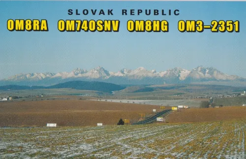 OM3-2351 SWL-QSL-Karte